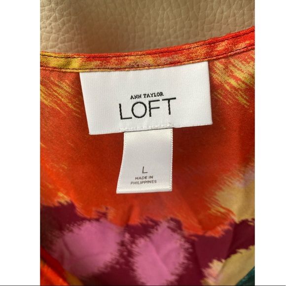 Ann Taylor LOFT sleeveless blouse Size L - Picture 10 of 11